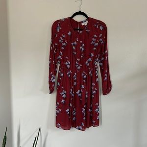 LOFT Floral print dress